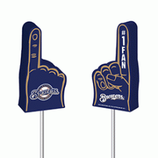 Milwaukee Brewers #1 Antenna Topper Finger / Desktop Spring Stand (MLB)